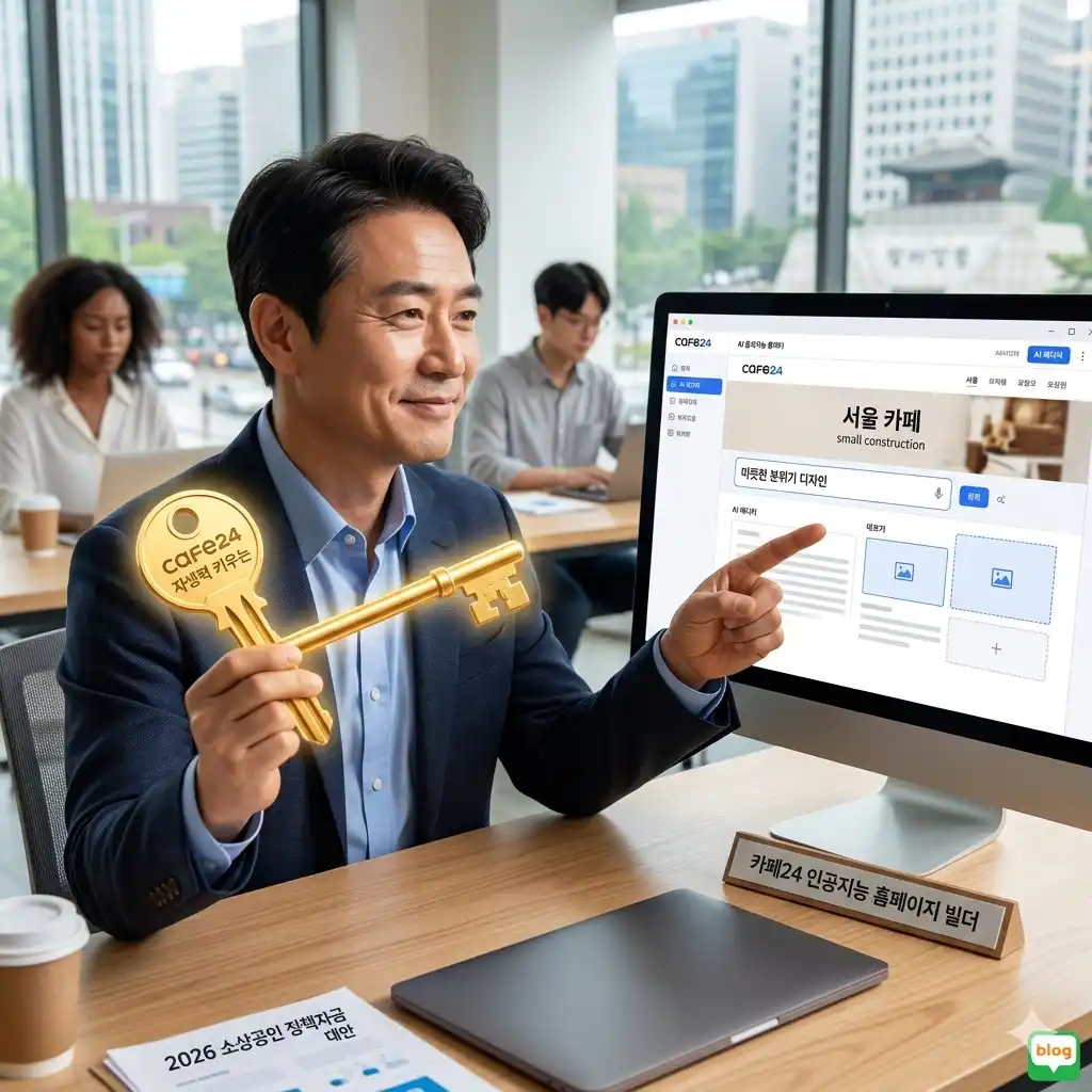 2026년 소상공인 카페24 인공지능 홈페이지 빌더 직접 써보고 쓴 글