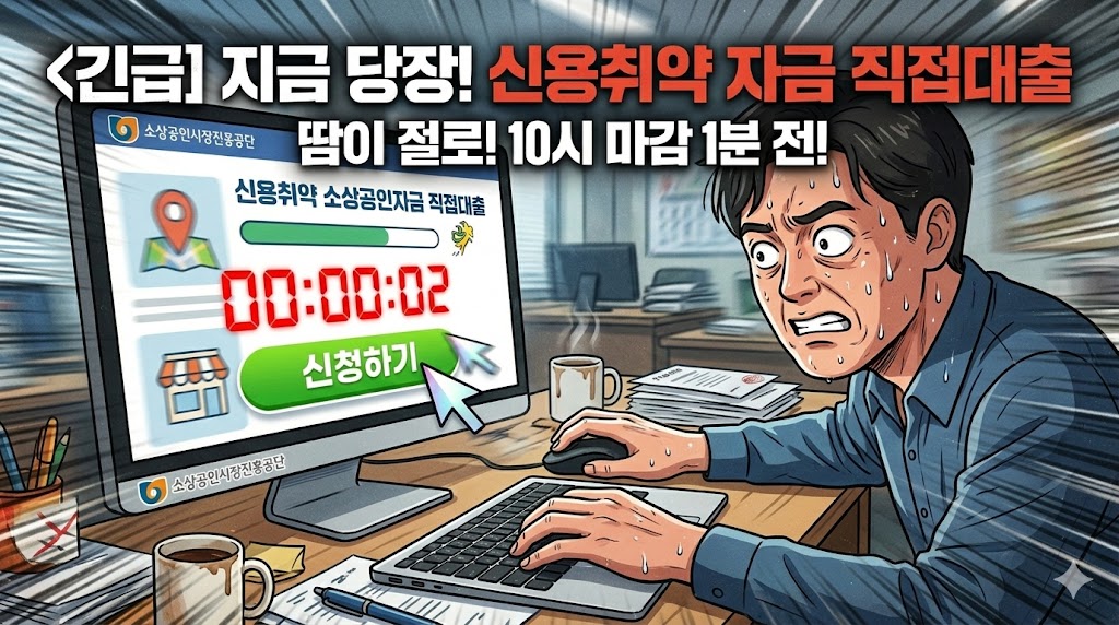 신용취약 소상공인자금(직접대출) 신청 가이드 따라하기