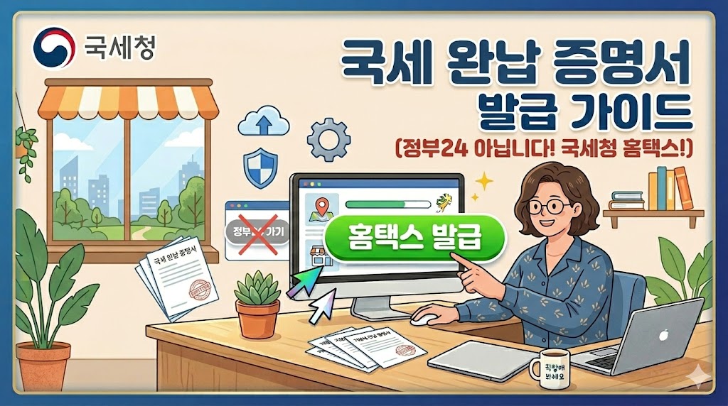 국세완납 증명서 발급
